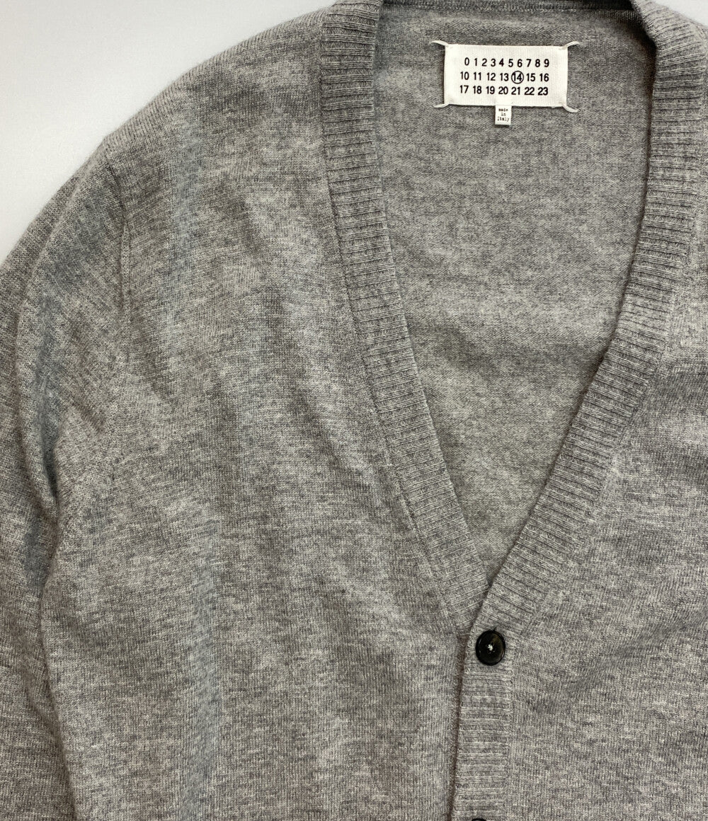 美品 Maison Margiela エルボーパッチカーディガン GRY メンズ SIZE 1 メゾンマルジェラ