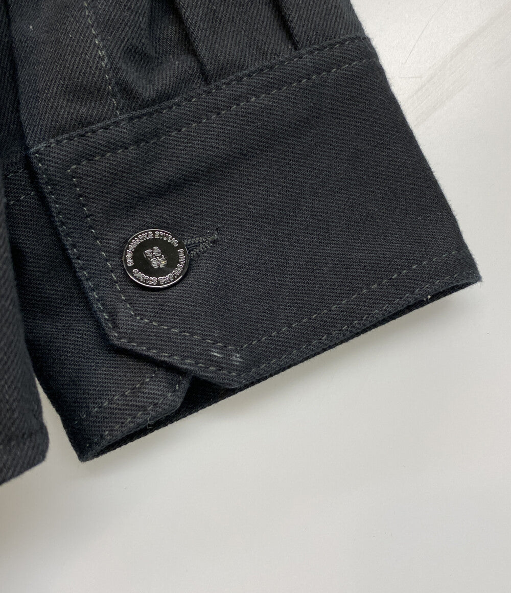 ラフシモンズ 長袖シャツ Oversized bicolor denim shirts 22AW メンズ SIZE S RAF SIMONS