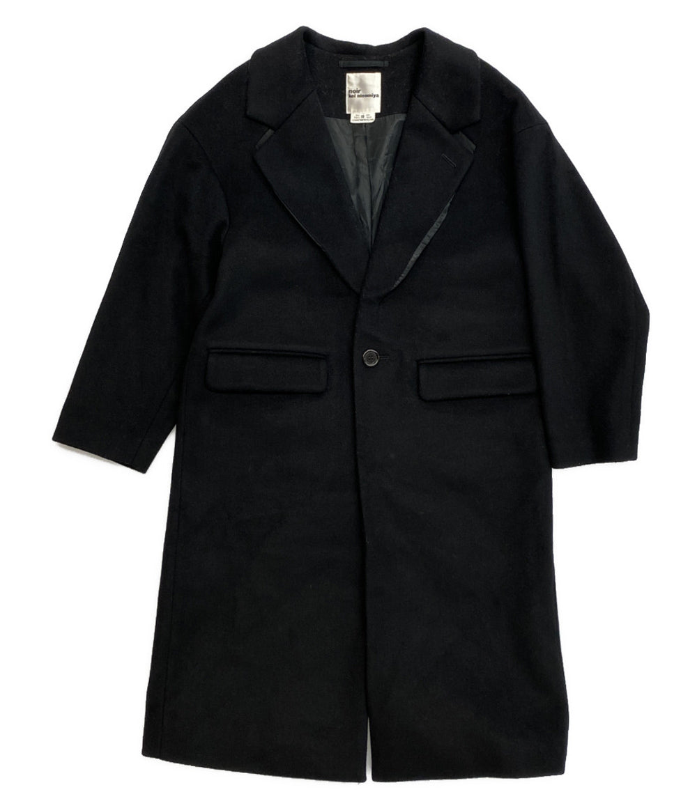 ノワールケイニノミヤ ナイロンカシミヤ混 ウールチェスターコート 3D-C018 レディース SIZE XS noir kei ninomiya