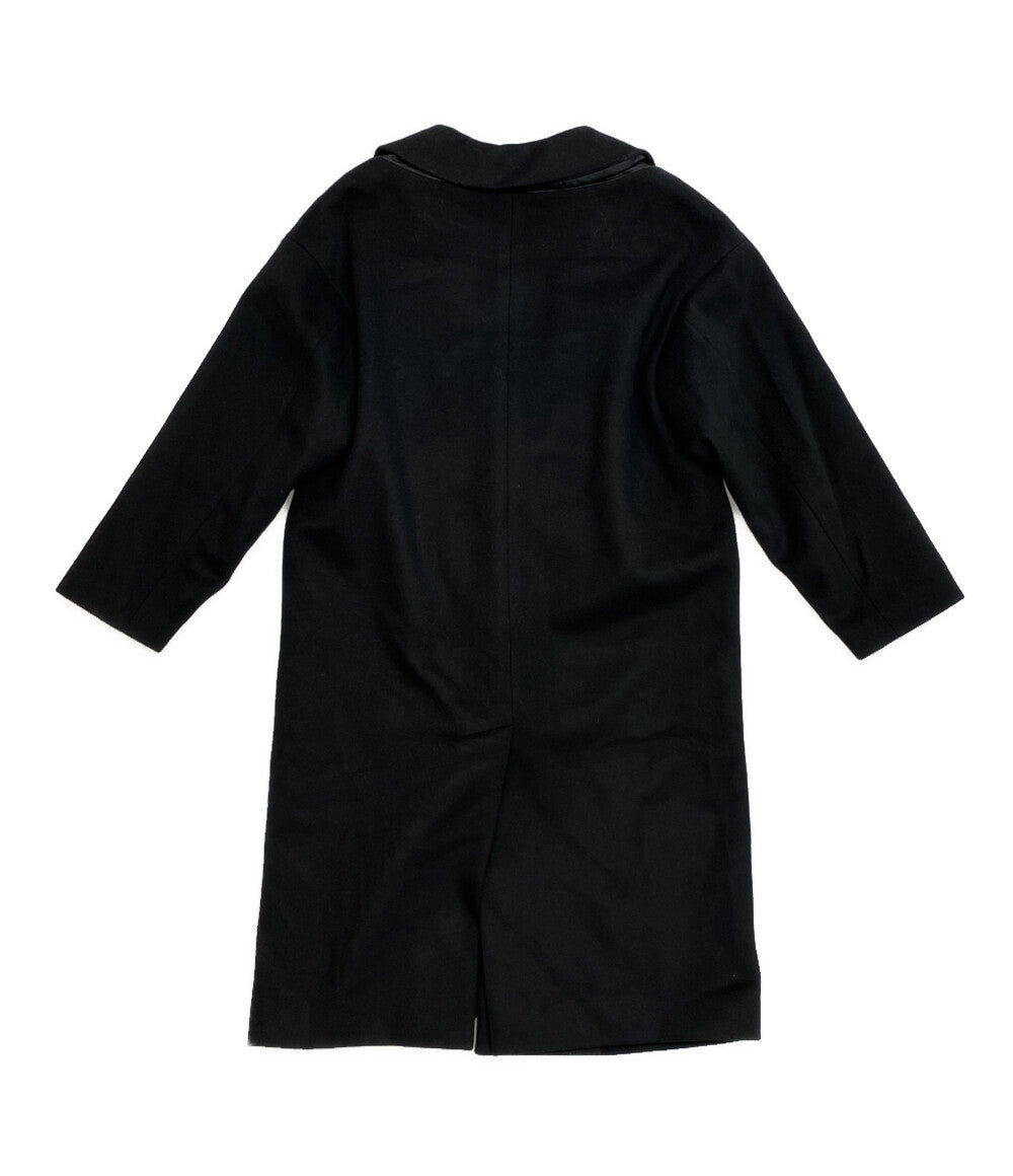 ノワールケイニノミヤ ナイロンカシミヤ混 ウールチェスターコート 3D-C018 レディース SIZE XS noir kei ninomiya