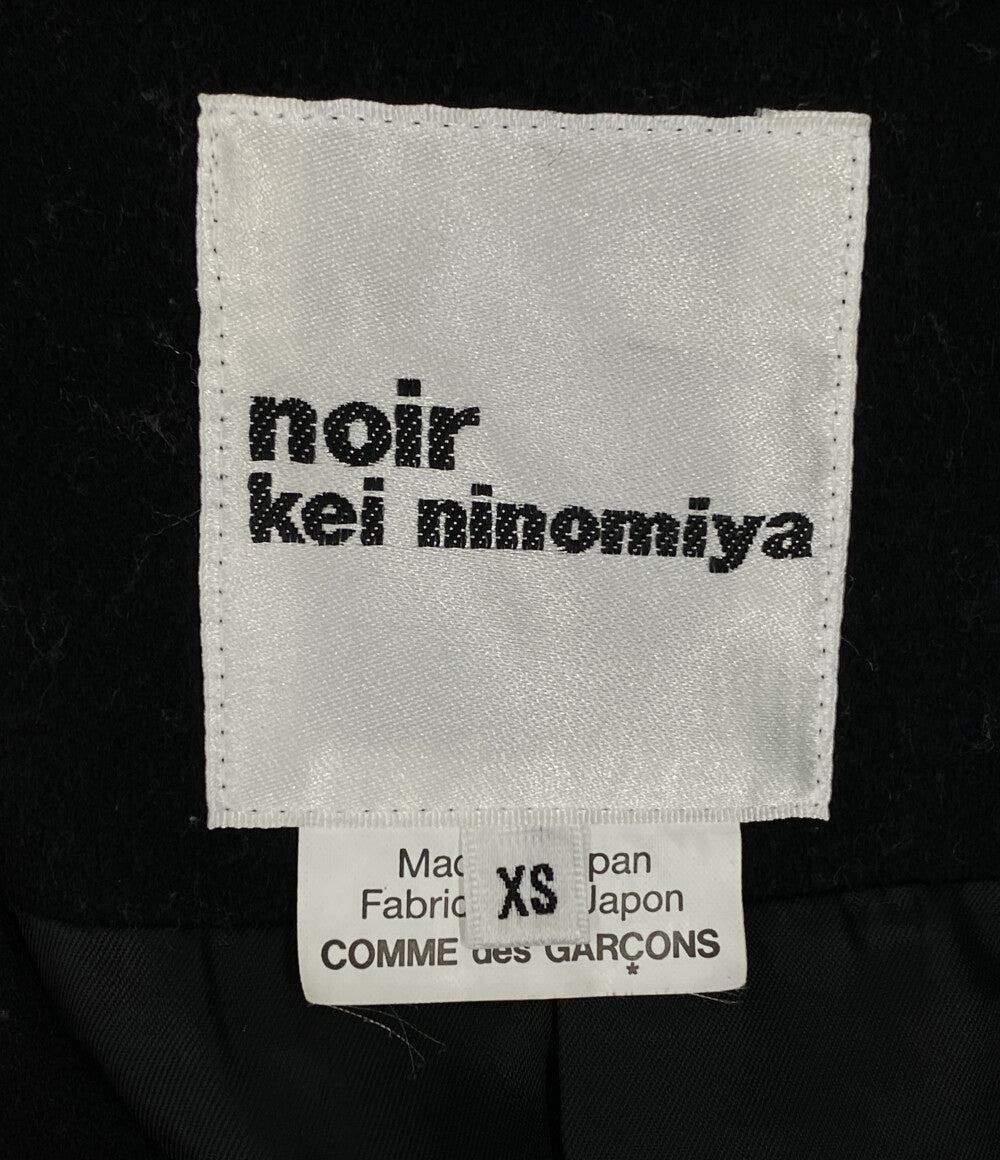 ノワールケイニノミヤ ナイロンカシミヤ混 ウールチェスターコート 3D-C018 レディース SIZE XS noir kei ninomiya