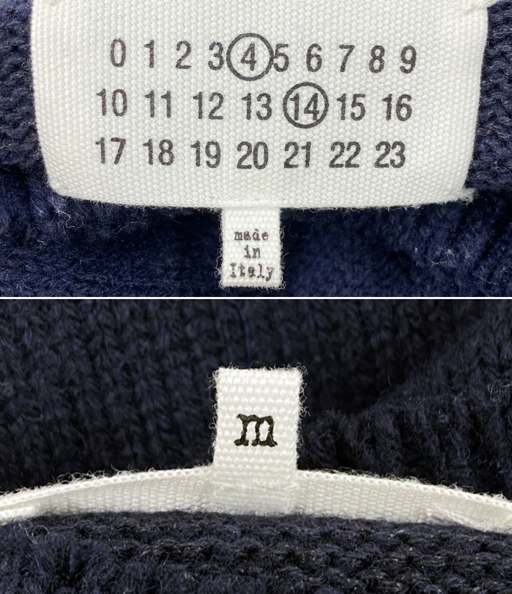 Maison Margiela エルボーパッチニット 5G Elbow Patch Crew Neck Knit 22AW メンズ SIZE M メゾンマルジェラ