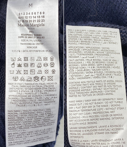 Maison Margiela エルボーパッチニット 5G Elbow Patch Crew Neck Knit 22AW メンズ SIZE M メゾンマルジェラ