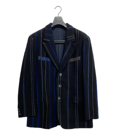 Y's for men ジャケット STRIPED PATTERN JACKET WITH COLOR SCHEME 23AW MJ-J03-809 メンズ SIZE 3 ワイズ フォー メン