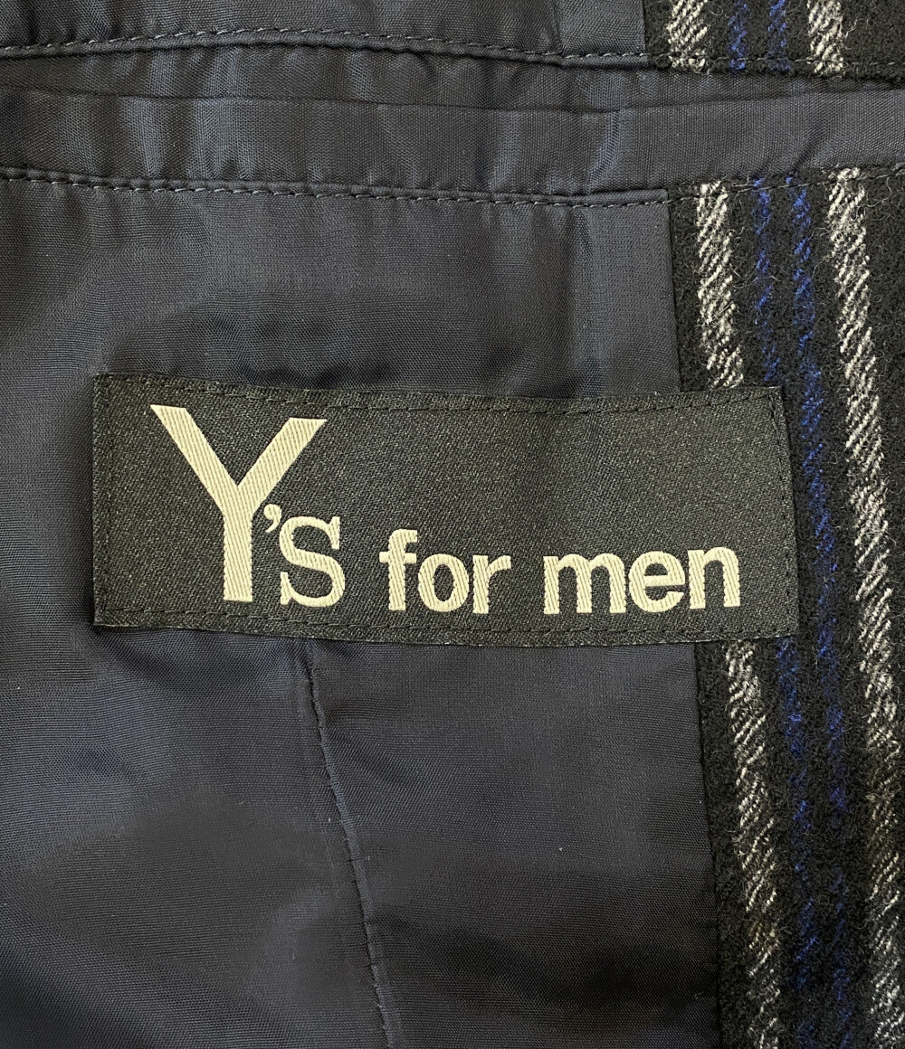 Y's for men ジャケット STRIPED PATTERN JACKET WITH COLOR SCHEME 23AW MJ-J03-809 メンズ SIZE 3 ワイズ フォー メン