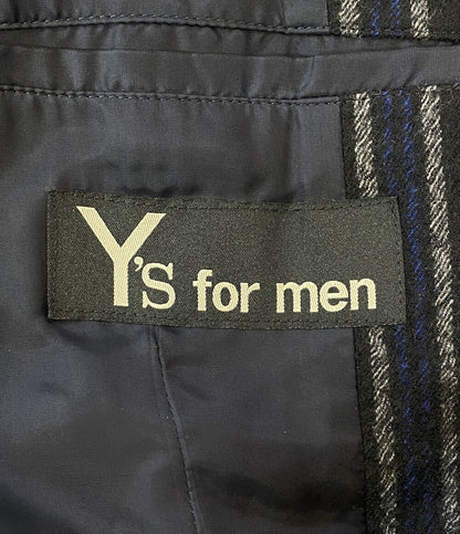 Y's for men ジャケット STRIPED PATTERN JACKET WITH COLOR SCHEME 23AW MJ-J03-809 メンズ SIZE 3 ワイズ フォー メン