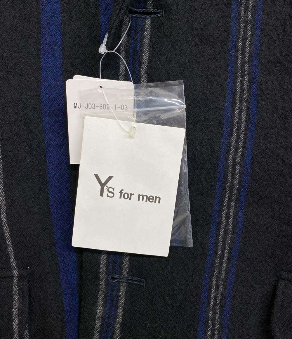 Y's for men ジャケット STRIPED PATTERN JACKET WITH COLOR SCHEME 23AW MJ-J03-809 メンズ SIZE 3 ワイズ フォー メン
