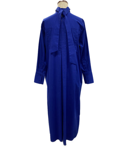 サトルササキ 長袖ワンピース THREE-TUCKED LONG DRESS 2022AW FW22-DR02-206 レディース SIZE 1 SATORU SASAKI