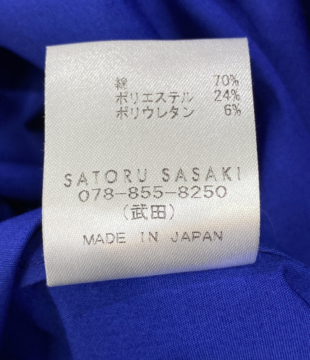 サトルササキ 長袖ワンピース THREE-TUCKED LONG DRESS 2022AW FW22-DR02-206 レディース SIZE 1 SATORU SASAKI