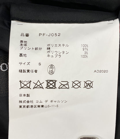 コムデギャルソンオムプリュス 美品 レイヤードチェックコート 20AW PF-J052 メンズ SIZE S COMME des GARCONS HOMME PLUS
