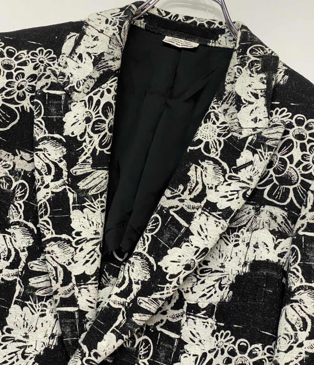 COMME des GARCONS HOMME PLUS フローラルデザインテーラード