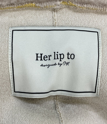 ハーリップトゥ ボアコート Fleur Shearling Boa Coat 1234207052 レディース SIZE S Her lip to