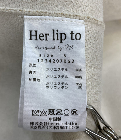 ハーリップトゥ ボアコート Fleur Shearling Boa Coat 1234207052 レディース SIZE S Her lip to