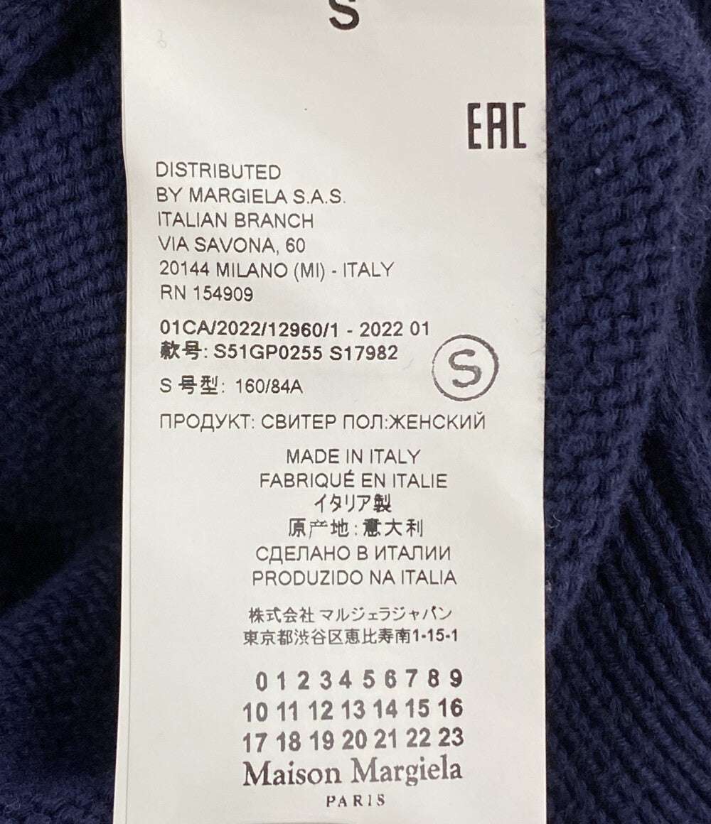 メゾンマルジェラ カーディガン Decontracte Raglan Sleeve Cardigan 2022SS レディース SIZE S Maison Margiela