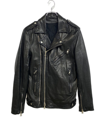 BALMAIN ライダースジャケット ラムレザー BLK メンズ SIZE 46 バルマン