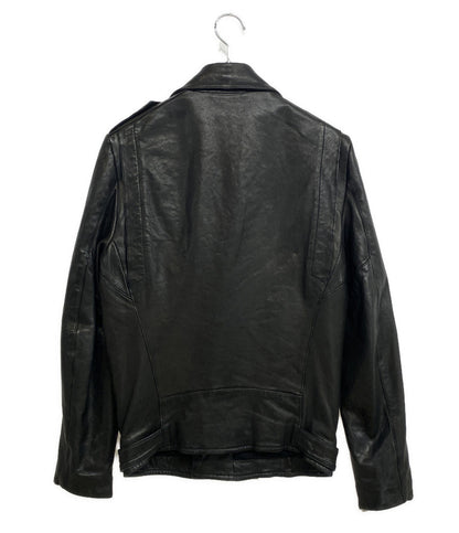 BALMAIN ライダースジャケット ラムレザー BLK メンズ SIZE 46 バルマン