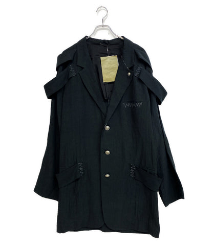 YOHJI YAMAMOTO POUR HOMME ジャケット 60 LINEN NAMORE ZIGZAG ST JKT 24ss HS-J21-335 メンズ SIZE 2 ヨウジヤマモトプールオム