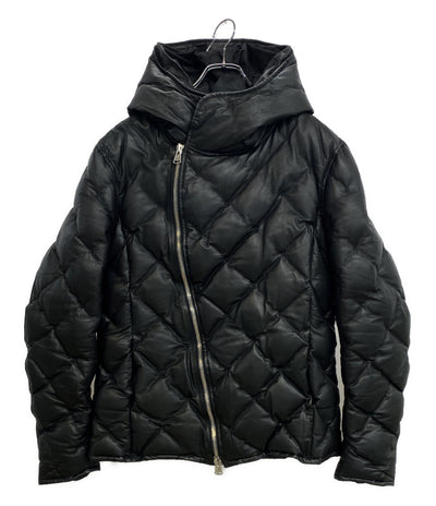 ISAMU KATAYAMA BACKLASH イサムカタヤマバックラッシュ ダウンジャケット カンガルーレザー 1363-02 メンズ SIZE XL