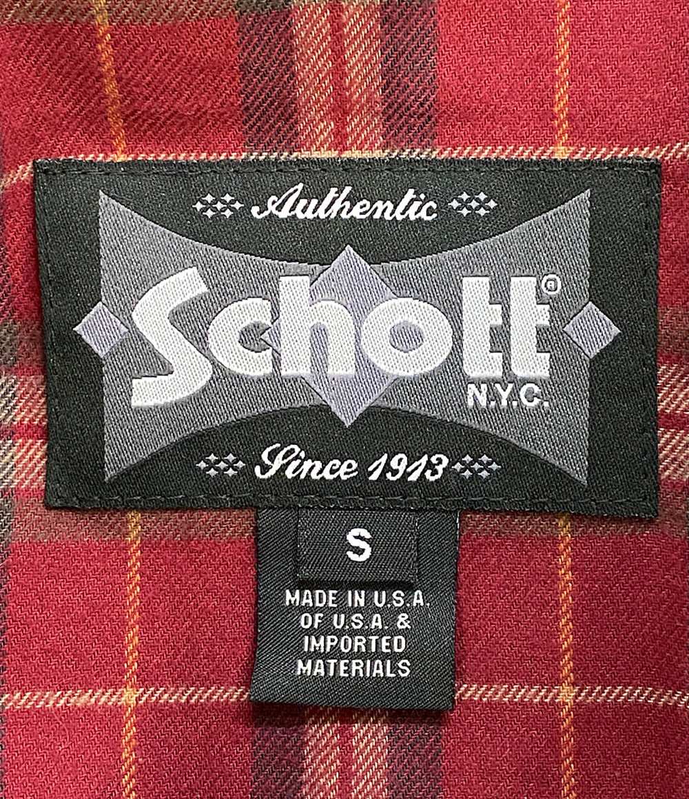 Schott シングルライダースジャケット／USA製 メンズ SIZE Ｓ ショット