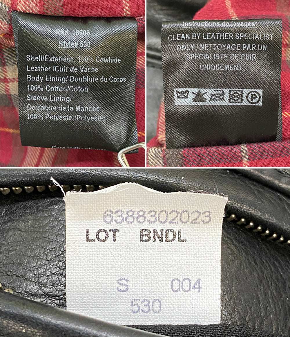 Schott シングルライダースジャケット／USA製 メンズ SIZE Ｓ ショット