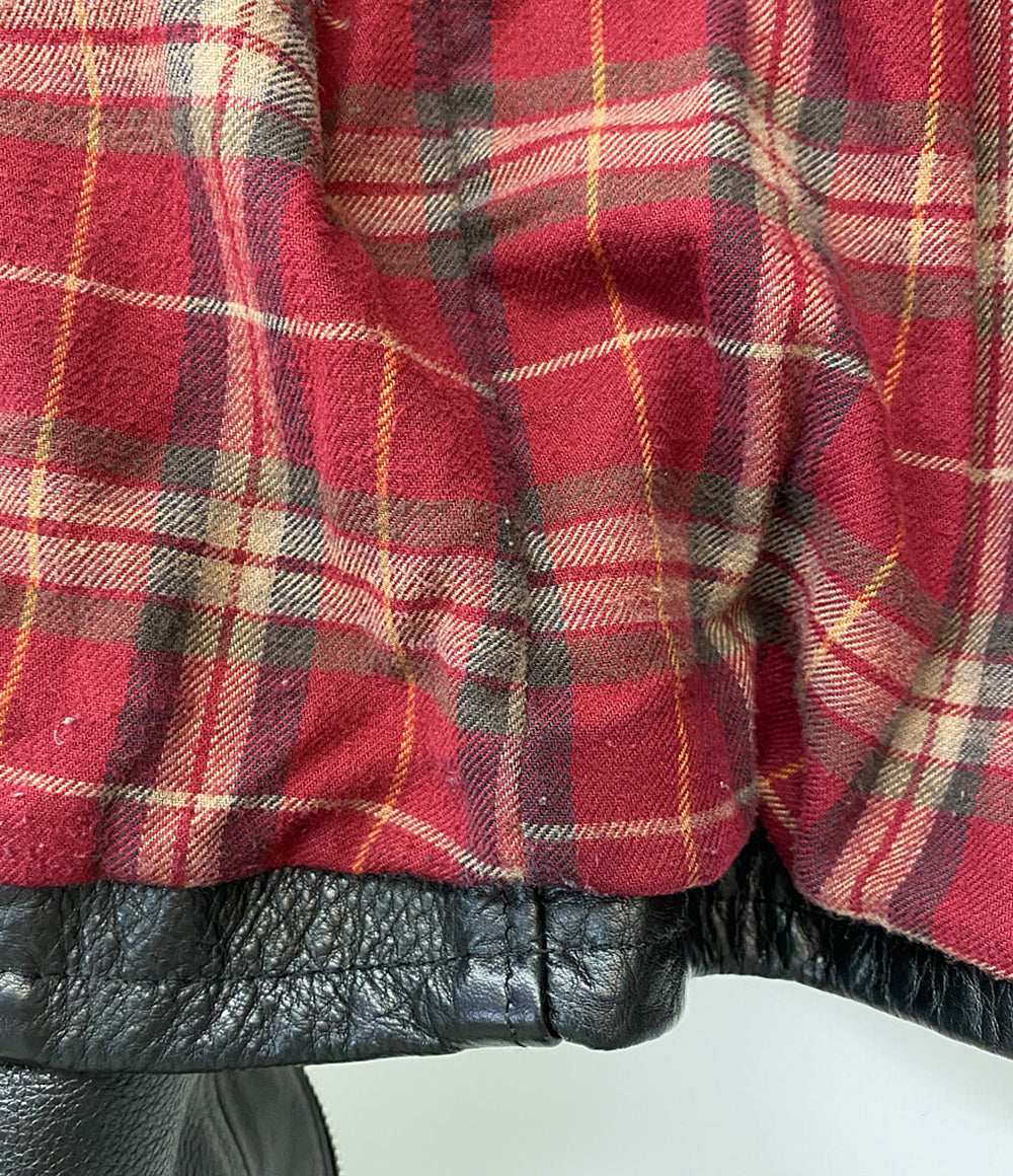 Schott シングルライダースジャケット／USA製 メンズ SIZE Ｓ ショット