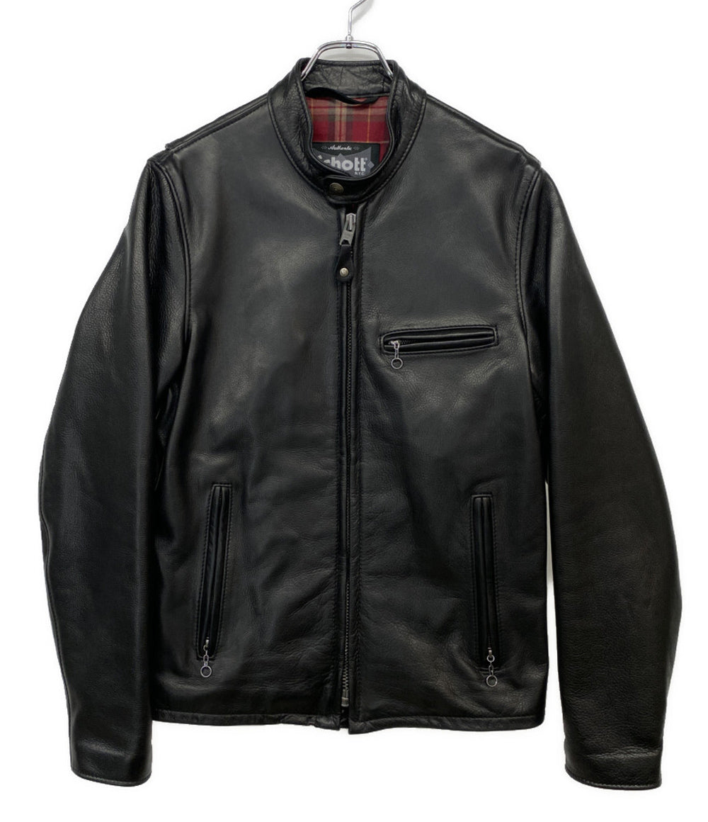 Schott シングルライダースジャケット／USA製 メンズ SIZE Ｓ ショット