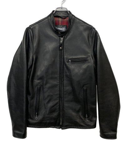 Schott シングルライダースジャケット／USA製 メンズ SIZE Ｓ ショット