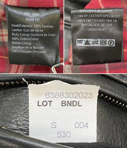 Schott シングルライダースジャケット／USA製 メンズ SIZE Ｓ ショット