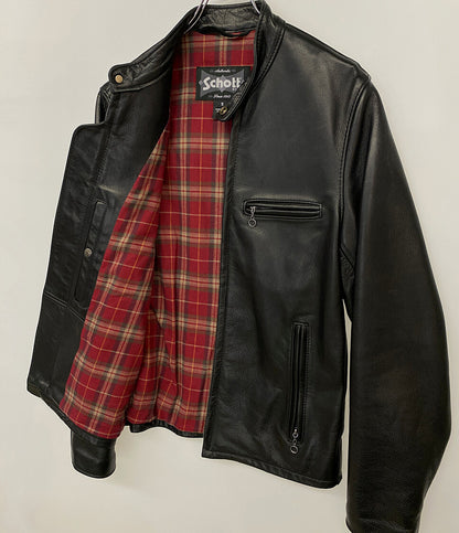 Schott シングルライダースジャケット／USA製 メンズ SIZE Ｓ ショット