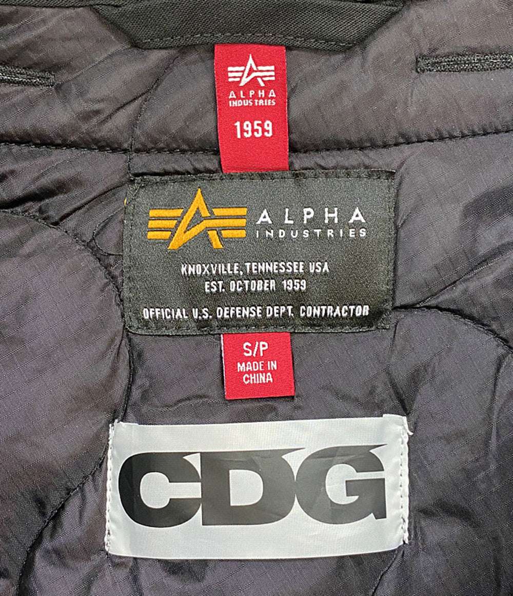 CDG × ALPHA コムデギャルソン キルティングジャケット SZ-J028 メンズ SIZE Ｓ アルファ