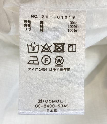 COMOLI コモリ リネンWクロスジップブルゾン Z01-01019 メンズ SIZE 3