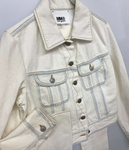 美品 MM6 変形デニムジャケット 2022SS レディース SIZE 38 エムエムシックス