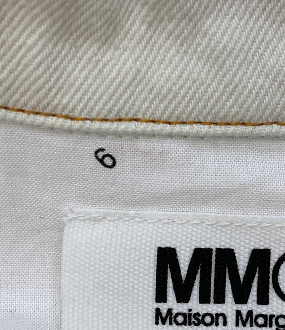 美品 MM6 変形デニムジャケット 2022SS レディース SIZE 38 エムエムシックス
