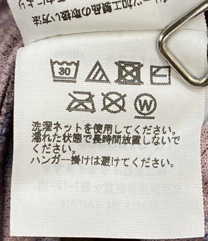 HOMME PLISSE ISSEY MIYAKE 半袖シャツ 総柄 Fロゴ HP51JJ386 メンズ SIZE 2 オム プリッセ イッセイミヤケ