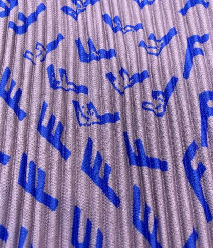 HOMME PLISSE ISSEY MIYAKE 半袖シャツ 総柄 Fロゴ HP51JJ386 メンズ SIZE 2 オム プリッセ イッセイミヤケ