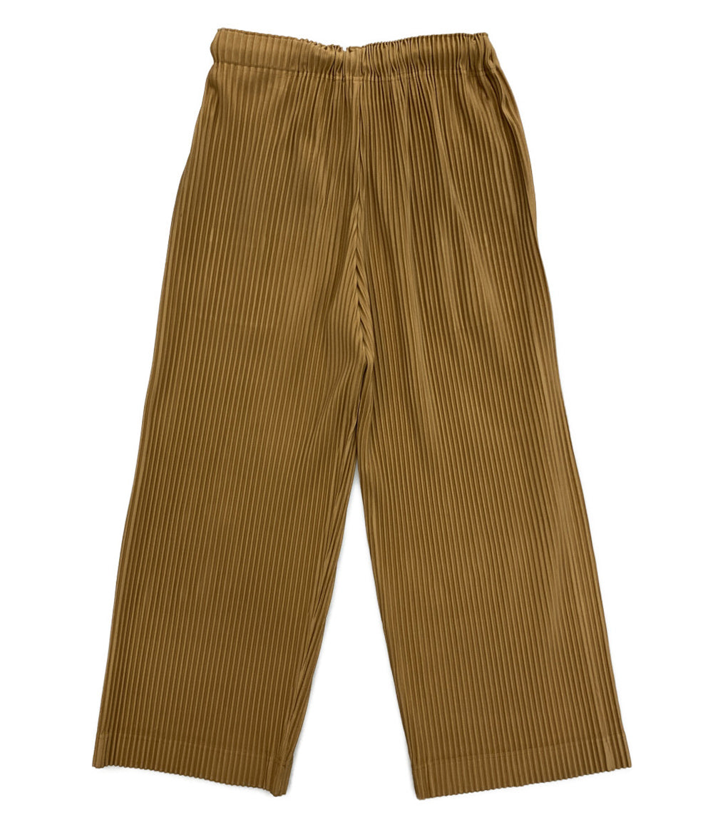 美品HOMME PLISSE ISSEY MIYAKE オムプリッセ パンツ 3 HOMME PLISSE ISSEY MIYAKE プリーツパンツ HP53JF04 メンズ SIZE 1