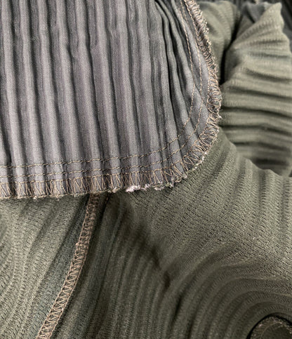 HOMME PLISSE ISSEY MIYAKE プリーツパンツ グリーン HP41JF171 メンズ SIZE 1 オム プリッセ イッセイミヤケ