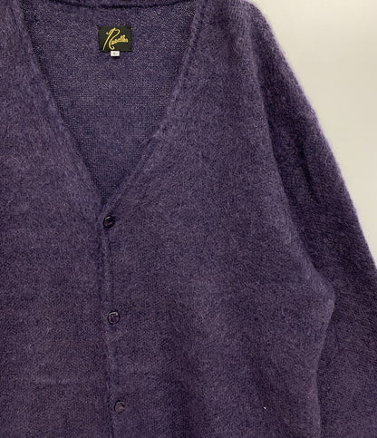 NEEDLES モヘアカーディガン Vネック PPL メンズ SIZE L ニードルス