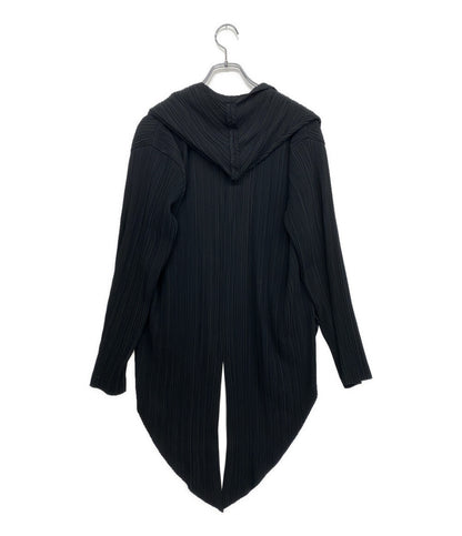 ISSEY MIYAKE プリーツジャケット 羽織 ブラック IM43-FD906 レディース SIZE M イッセイミヤケ