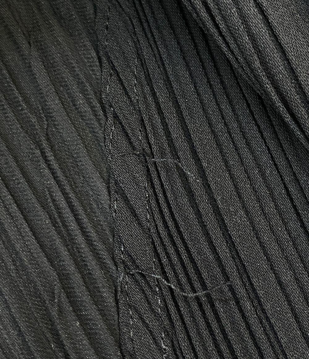 ISSEY MIYAKE プリーツジャケット 羽織 ブラック IM43-FD906 レディース SIZE M イッセイミヤケ