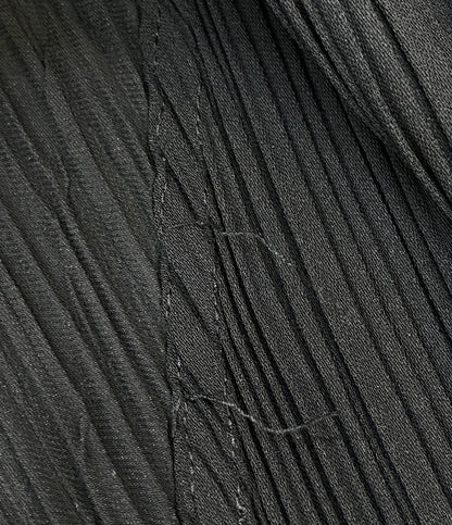 ISSEY MIYAKE プリーツジャケット 羽織 ブラック IM43-FD906 レディース SIZE M イッセイミヤケ