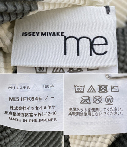 ISSEY MIYAKE 半袖カットソー ブロックチェック ハイネック MI51FK645 レディース SIZE - イッセイミヤケ