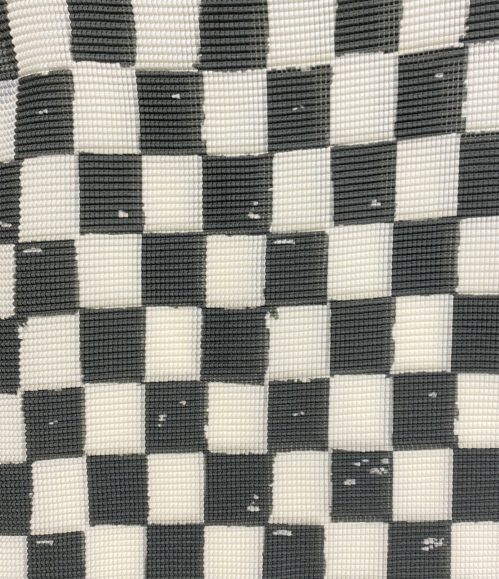 ISSEY MIYAKE 半袖カットソー ブロックチェック ハイネック MI51FK645 レディース SIZE - イッセイミヤケ