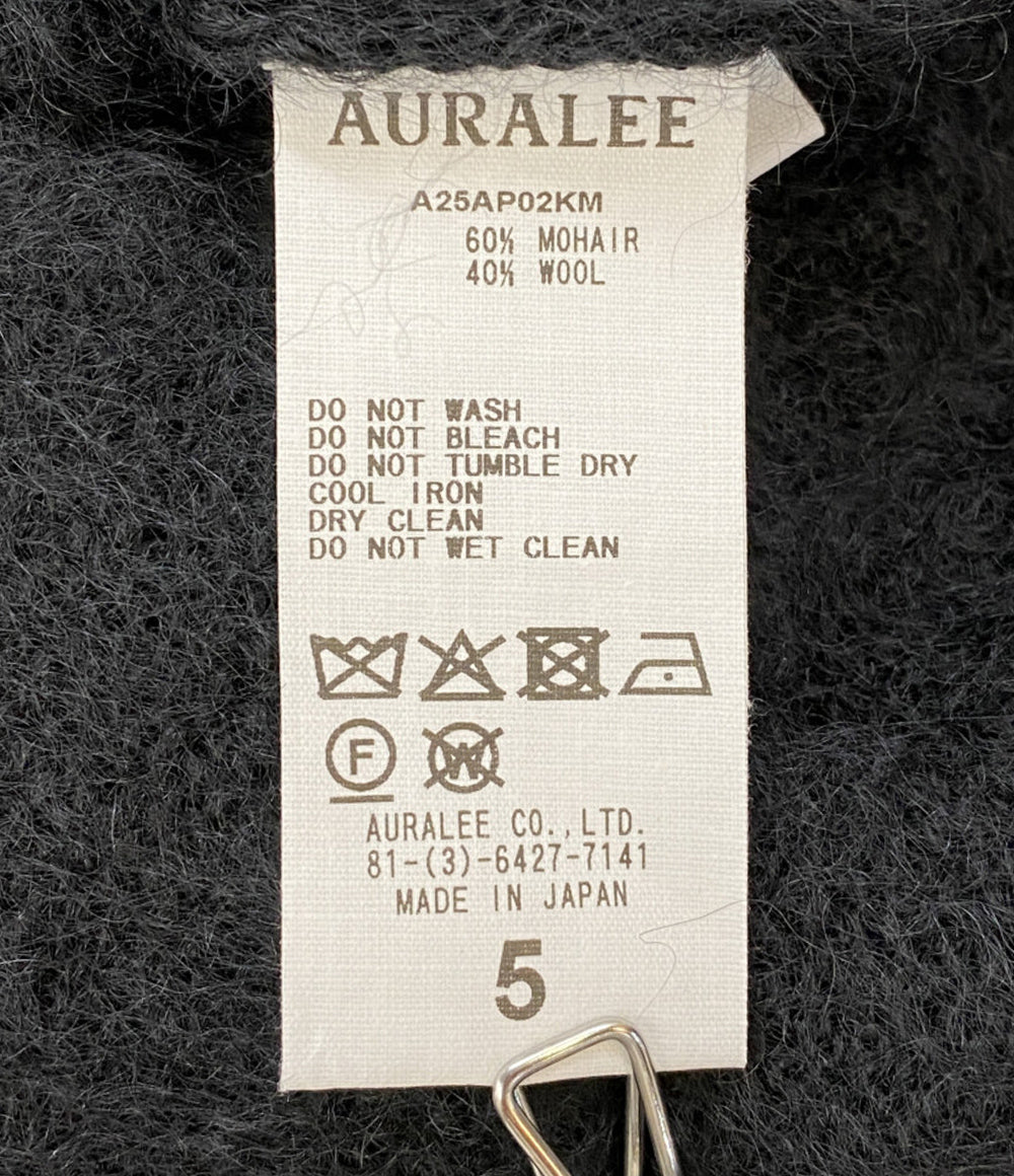 AURALEE モヘヤ長袖ニット BRUSHED SUPER KID MOHAIR KNIT メンズ SIZE 5 オーラリー
