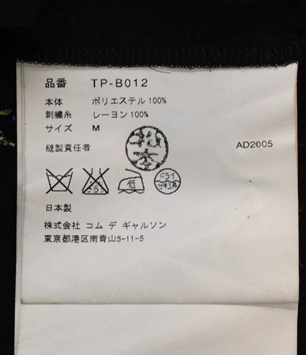 tricot COMME des GARCONS 2005AW 花刺繍ブラウス TP-B012 レディース SIZE M トリココムデギャルソン