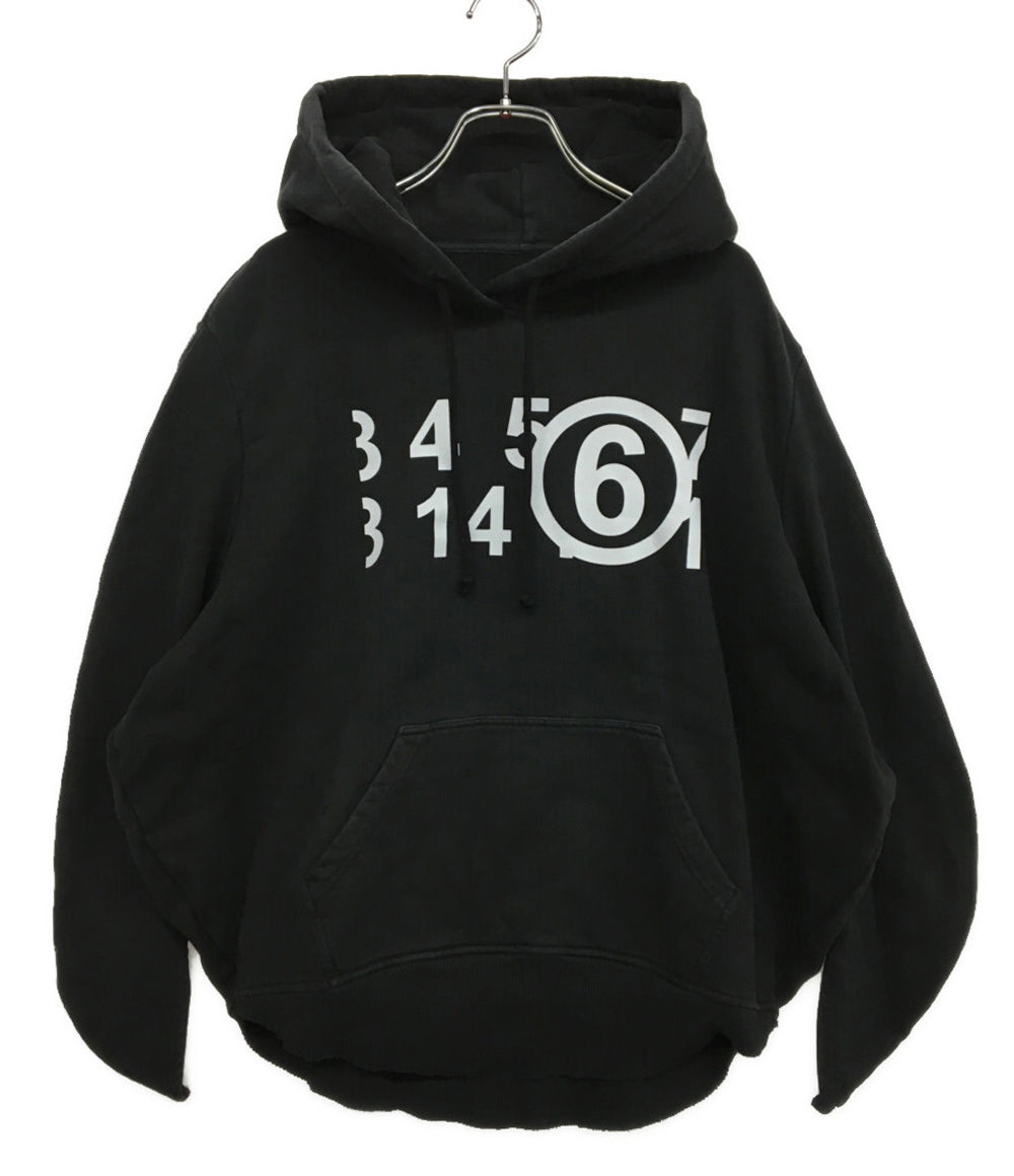 Maison Margiela S62GU0037 ロゴプリントサークルパーカー レディース SIZE S メゾンマルジェラ