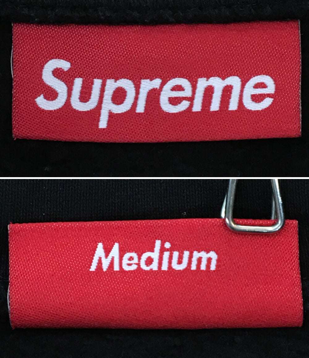 Supreme パーカー Crest Applique Half Zip Pullover "Navy" メンズ SIZE M シュプリーム