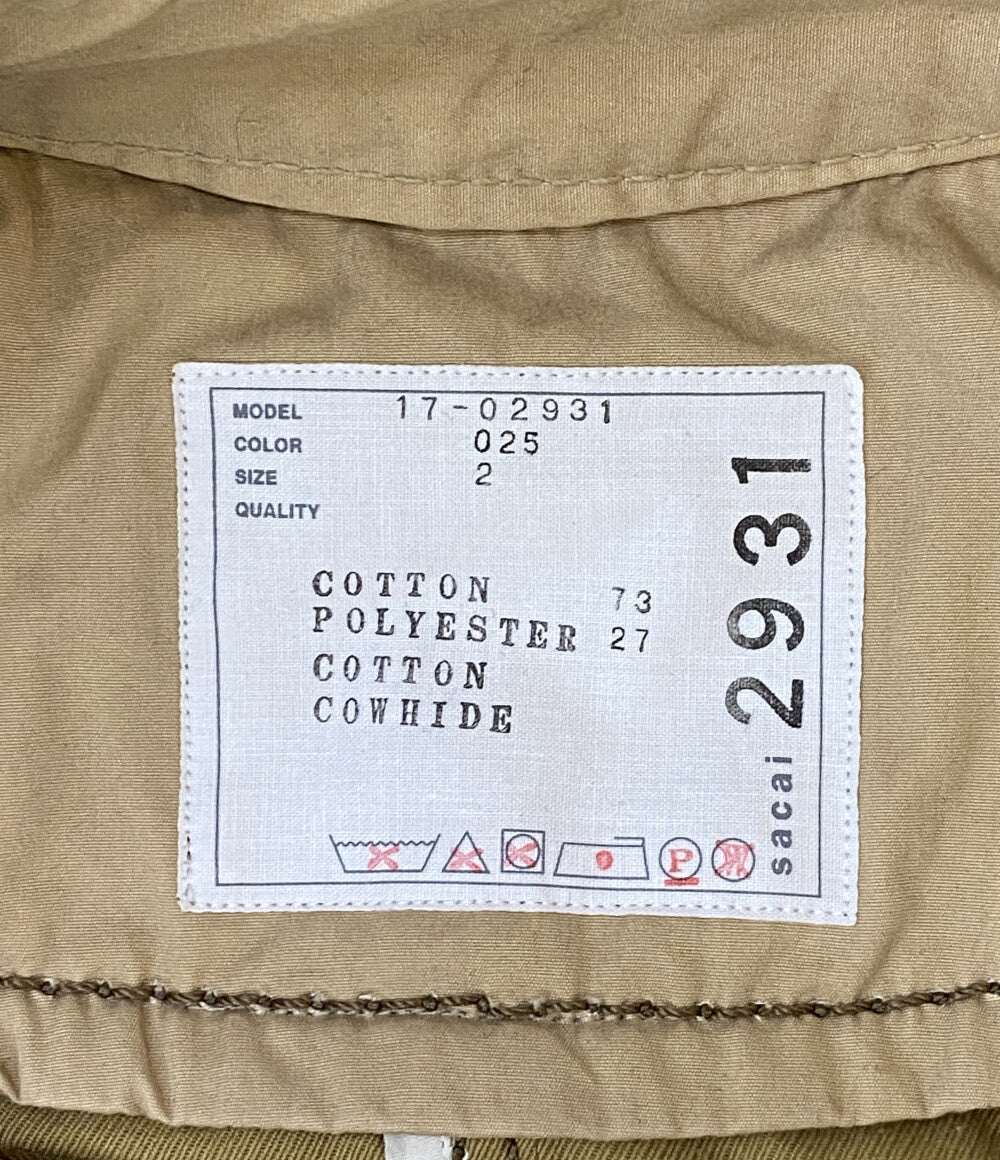 sacai ドッキングモッズコート 2017 レディース SIZE 2 サカイ