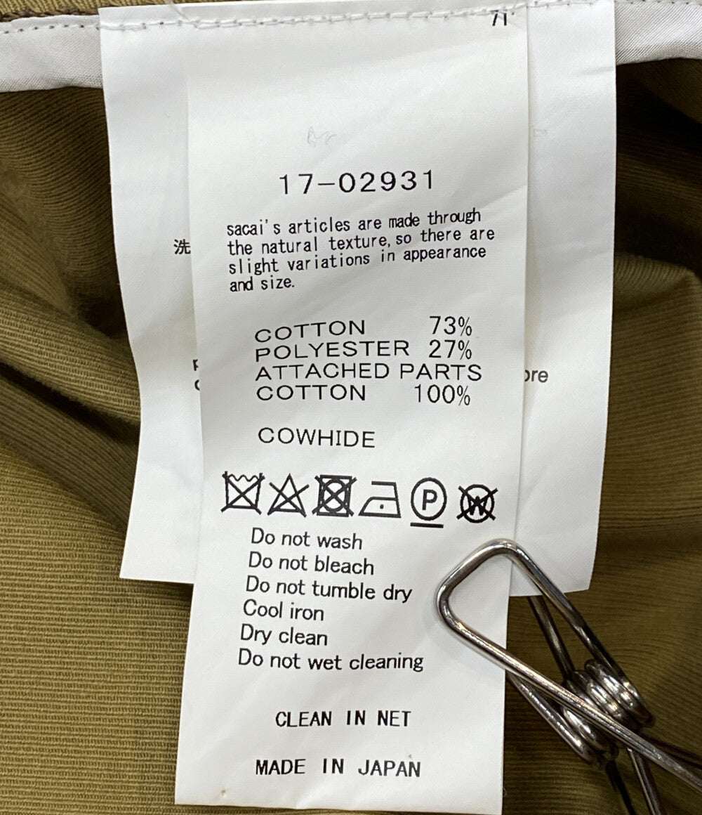 sacai ドッキングモッズコート 2017 レディース SIZE 2 サカイ