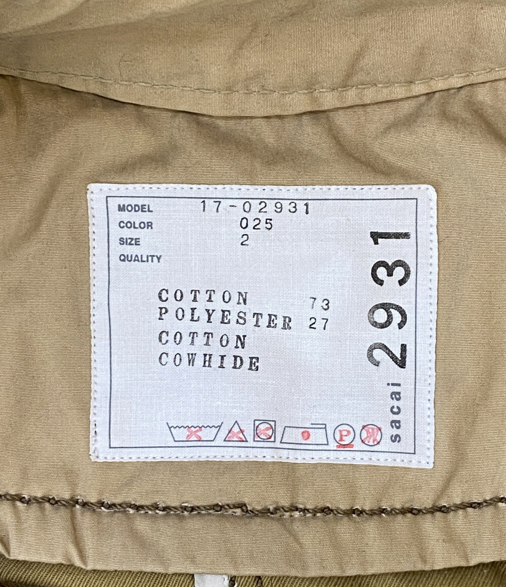 sacai ドッキングモッズコート 2017 レディース SIZE 2 サカイ